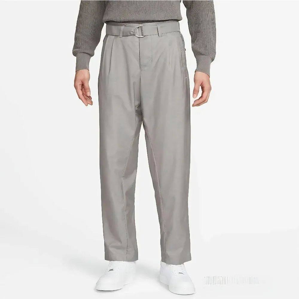 Nike The ESC Worker Pants Wool Blend DN4100-012 Men's Small S Grey Made in Italy